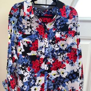 Jones New York 3X Vibrant Floral Pattern